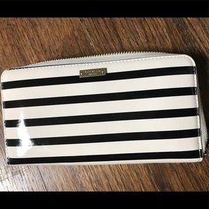 Kate Spade stripe wallet
